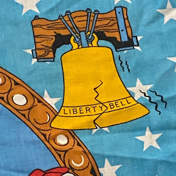 Vintage 1976 Wamsutta Bicentennial Mickey Mouse Bed Spread - Picture 6 of 12